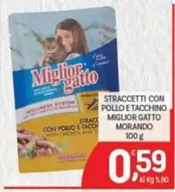 Crai Straccetti con pollo e tacchino Miglior Gatto Morando offerta