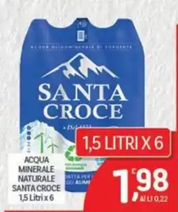 Crai Acqua minerale naturale Santa Croce offerta