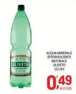 Crai Acqua minerale effervescente naturale Uliveto offerta