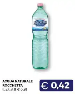 Maxisconto Acqua naturale Rocchetta offerta