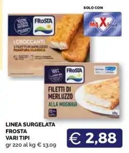 Maxisconto Frosta filetti di merluzzo alla mughnaia offerta