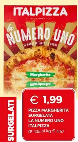 Maxisconto Pizza Margherita surgelata la numero uno Italpizza offerta