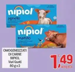 Crai Omogeneizzati di carne Nipiol offerta