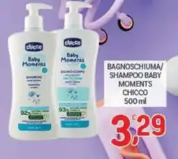Crai Bagnoschiuma/shampoo baby moments chicco offerta