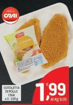 Crai Cotoletta di pollo Crai offerta