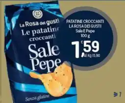 Crai Le patatine croccanti Sale Pepe offerta