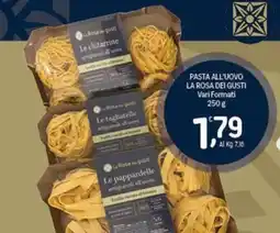 Crai Pasta all'uovo La Rosa dei gusti offerta