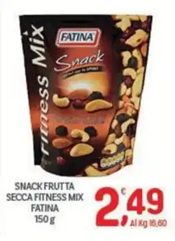 Crai Snack frutta secca fitness mix Fatina offerta