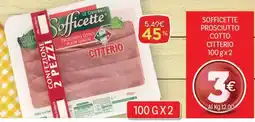 Crai Sofficette prosciutto cotto citterio offerta