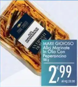 Crai Mare gioioso Alici marinate in olio con peperoncino offerta