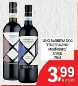 Crai Vino Barbera Doc Terredavino offerta