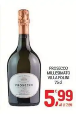 Crai Prosecco Villa Folini offerta