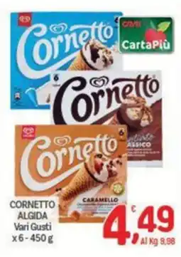 Crai Cornetto Algida offerta