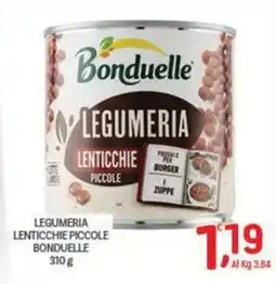 Crai Legumeria lenticchie piccole Bonduelle offerta