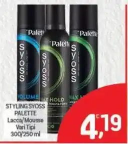 Crai Styling Syoss Palette offerta