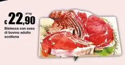 Sì con te Supermercati Bistecca con osso di bovino adulto scottona offerta