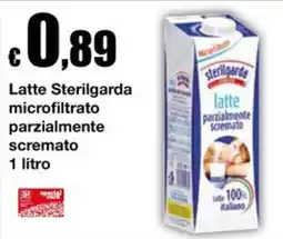 Sì con te Supermercati Latte Sterilgarda microfiltrato parzialmente scremato offerta