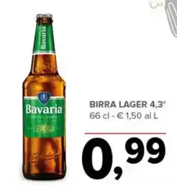 Todis Bavaria birra lager offerta