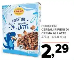 Todis Pocketini con crema al latte offerta