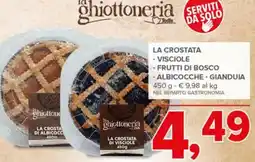 Todis La ghiottoneria La crostata di visciole offerta