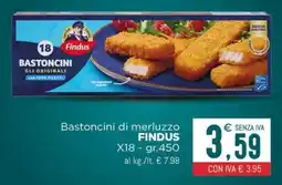 Altasfera Bastoncini di merluzzo Findus offerta
