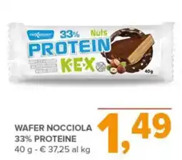 Todis Protein Kex wafer nocciola offerta