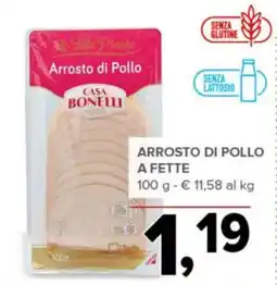 Todis Arrosto di pollo a fette offerta