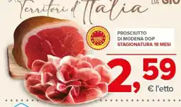Todis Prosciutto di Modena DOP offerta