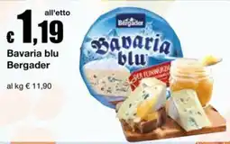 Sì con te Supermercati Bavaria blu Bergader offerta