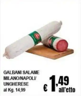 Galbani Salame Milano/Napoli/Ungherese