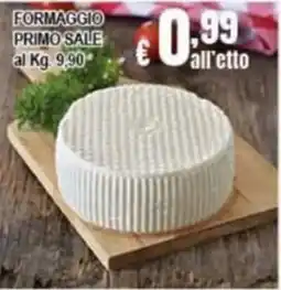 Risparmio Supermercati Formaggio Primo Sale offerta