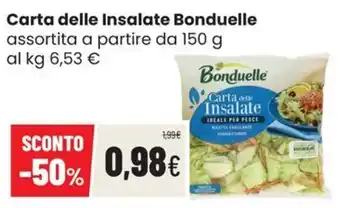 Carta delle Insalate Bonduelle