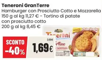 Teneroni GranTerre Tortino di patate con prosciutto cotto