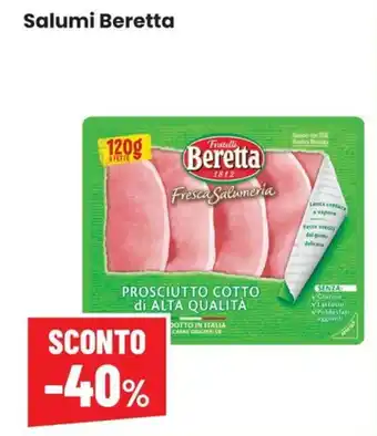 Prosciutto cotto di alta qualità Beretta