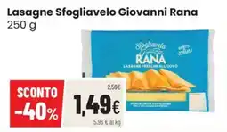 Coop Master Alleanza 3.0 Lasagne Sfogliavelo Giovanni Rana offerta