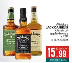 Altasfera Whiskey JACK DANIEL'S classico offerta