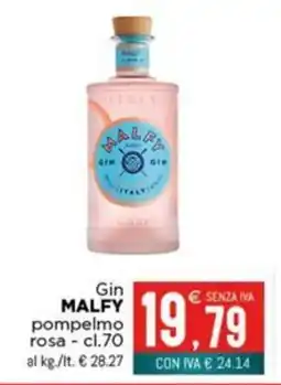 Altasfera Gin Malfy pompelmo rosa offerta