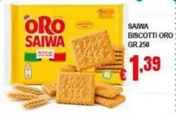 Risparmio Supermercati Biscotti oro Saiwa offerta