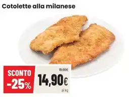 Coop Master Alleanza 3.0 Cotolette alla milanese offerta