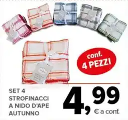 Todis Strofinacci a nido d'ape autunno offerta