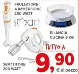 Todis Frullatore a immersione 200 watt smart, Bilancia cucina 5 kg smart, Sbattitore 200 watt smart offerta