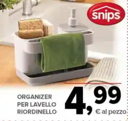 Todis Organizer per lavello riordinello snips offerta