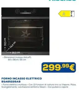 Euronics Forno incasso elettrico Hisense offerta