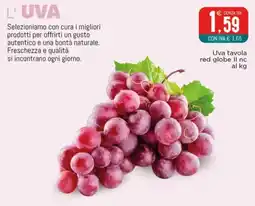 Altasfera Uva tavola red globe offerta
