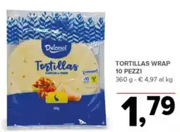 Todis Tortillas Dulcesol offerta