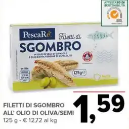 Todis Filetti di sgombro PescaRe offerta