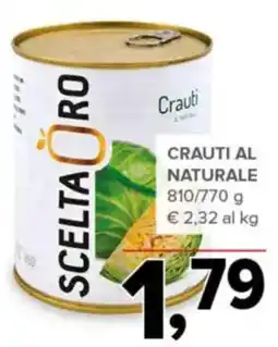 Todis Scelta Oro Crauti al naturale offerta