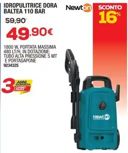 Bricofer Idropulitrice Dora Baltea 110 Bar Newton offerta