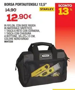 Bricofer Borsa portaautensili Stanley 12,5" offerta