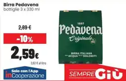 Coop Master Alleanza 3.0 Birra Pedavena offerta
